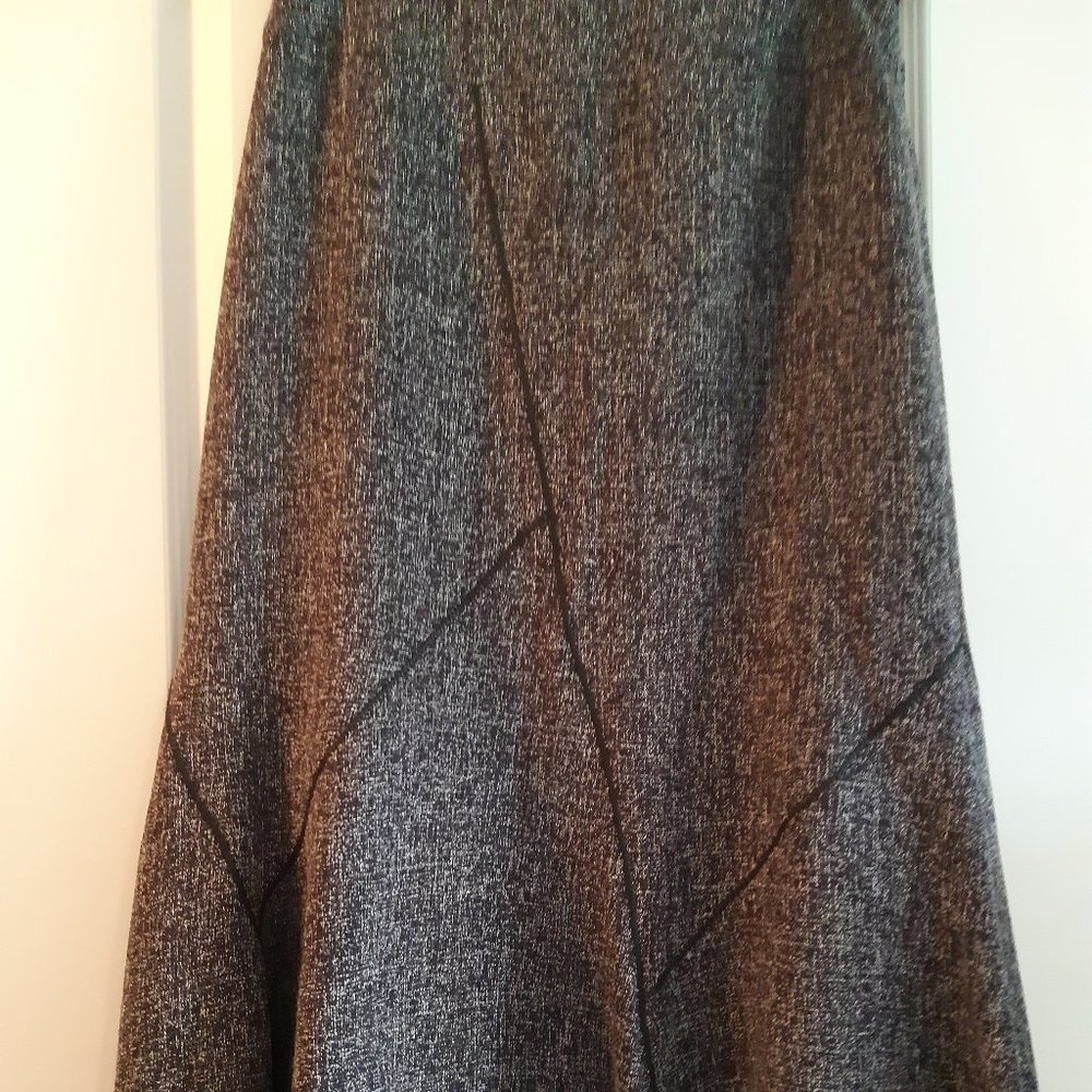 Laura Petites tweed work midi long skirt